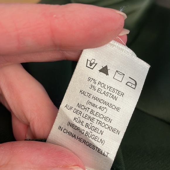 Joie silky wide leg pants size 6 green emerald - Picture 10 of 11